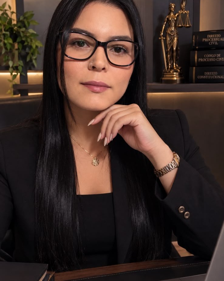 Dra. Nailrik Thamires Gama de Almeida em seu escritório